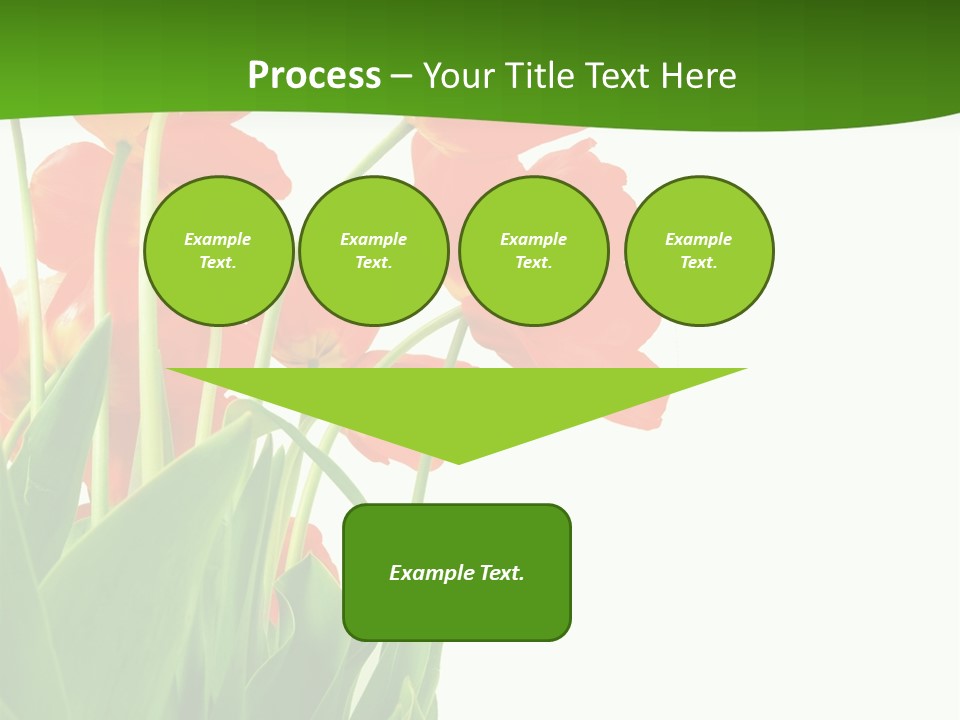 Beautiful Background Flowers PowerPoint Template