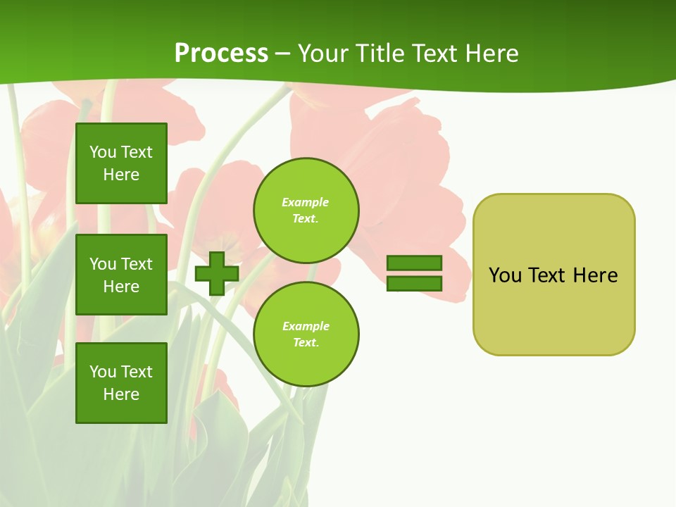 Beautiful Background Flowers PowerPoint Template