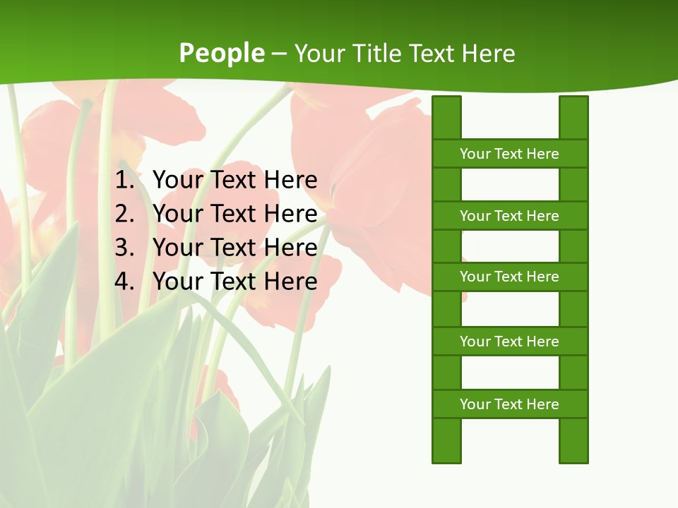 Beautiful Background Flowers PowerPoint Template