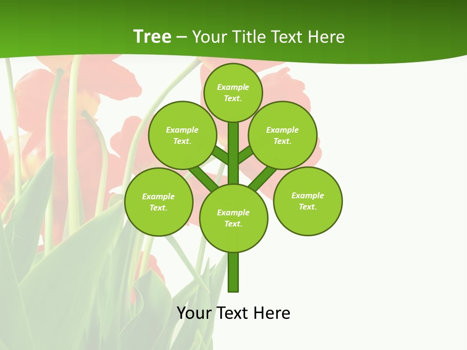 Beautiful Background Flowers PowerPoint Template