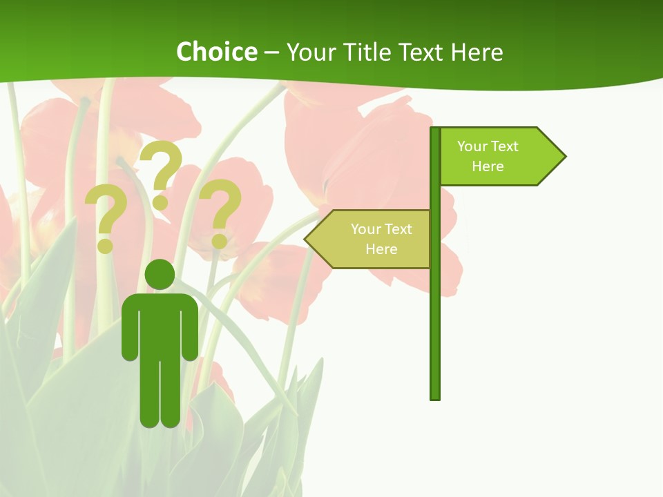 Beautiful Background Flowers PowerPoint Template