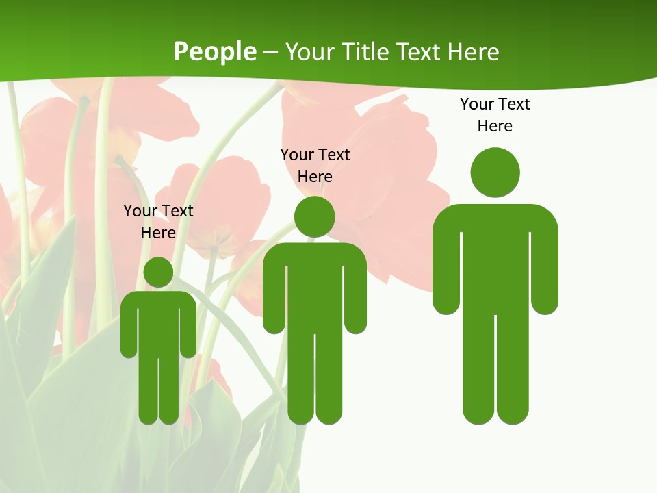 Beautiful Background Flowers PowerPoint Template