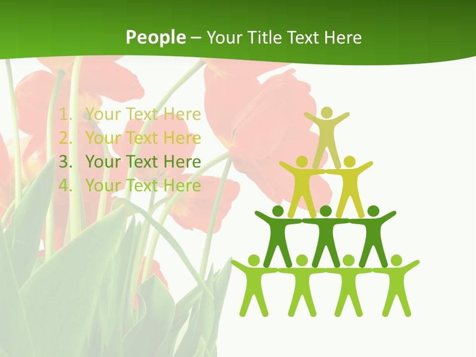 Beautiful Background Flowers PowerPoint Template