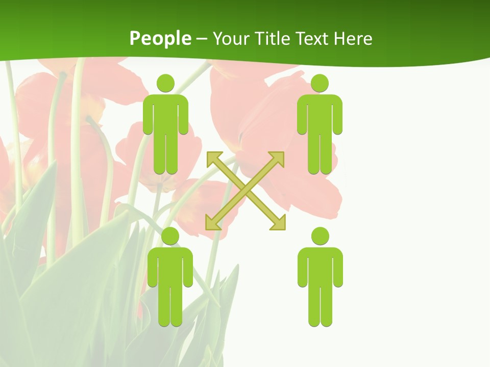 Beautiful Background Flowers PowerPoint Template