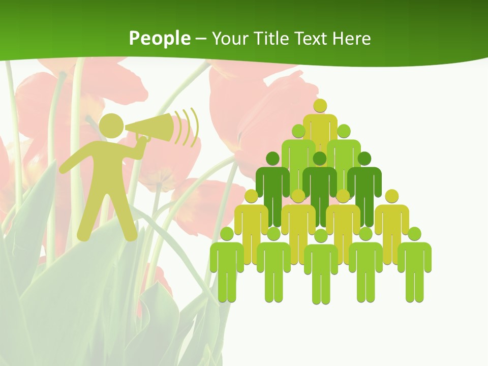 Beautiful Background Flowers PowerPoint Template