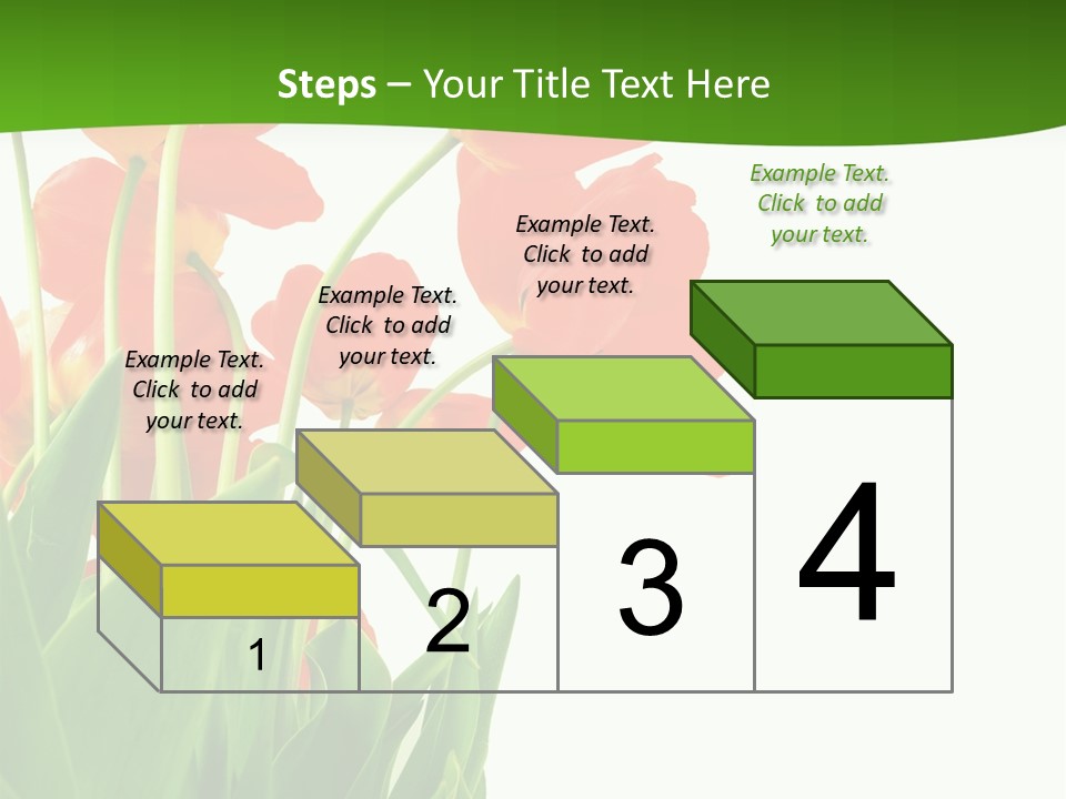 Beautiful Background Flowers PowerPoint Template