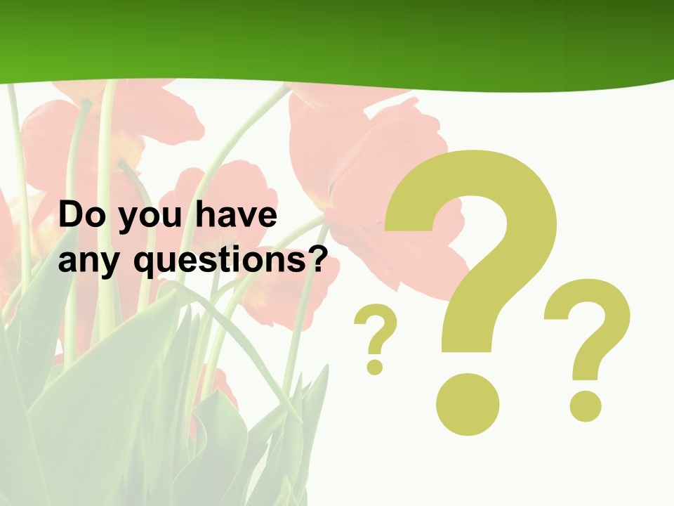 Beautiful Background Flowers PowerPoint Template