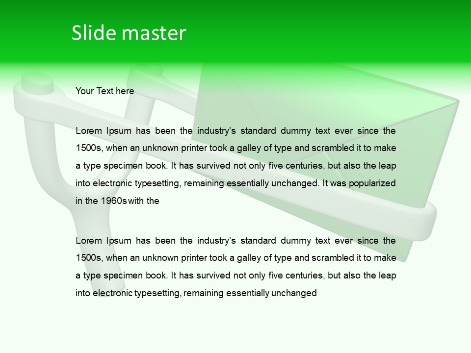 Adult Blond Glamour PowerPoint Template