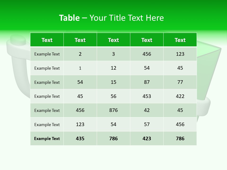 Adult Blond Glamour PowerPoint Template