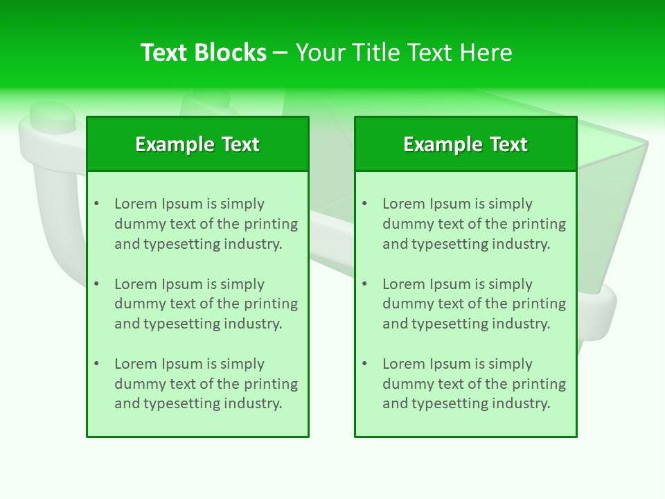 Adult Blond Glamour PowerPoint Template