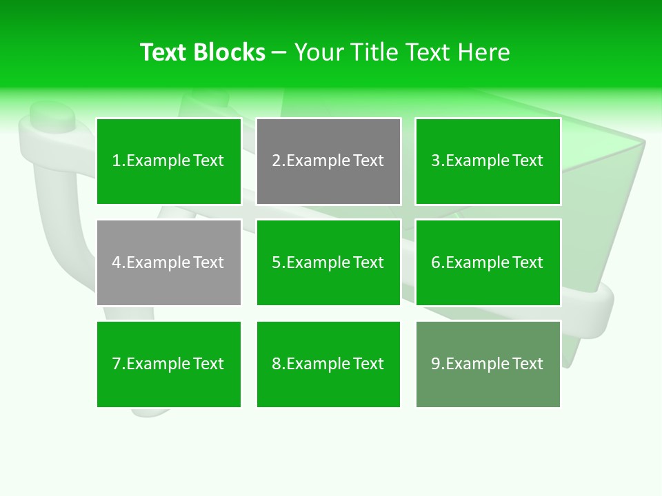 Adult Blond Glamour PowerPoint Template