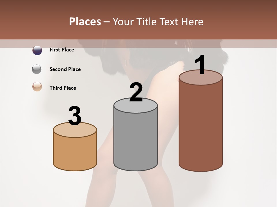Model Cheerful Studio PowerPoint Template