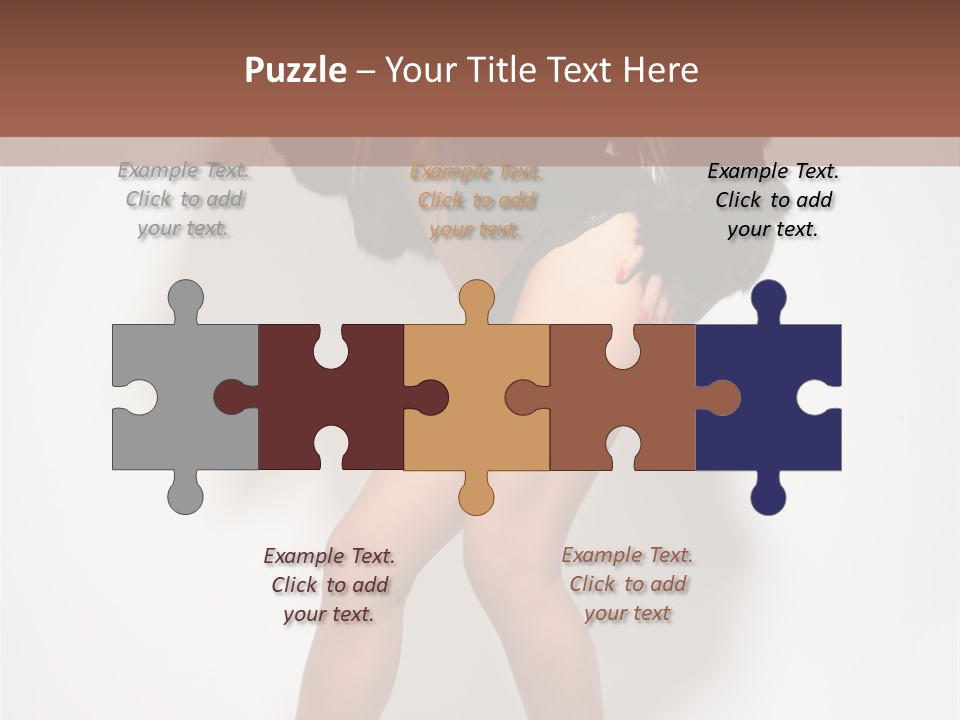 Model Cheerful Studio PowerPoint Template