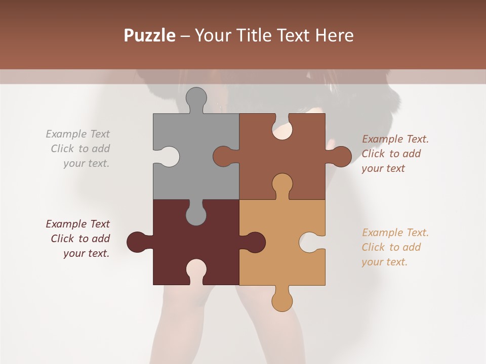 Model Cheerful Studio PowerPoint Template