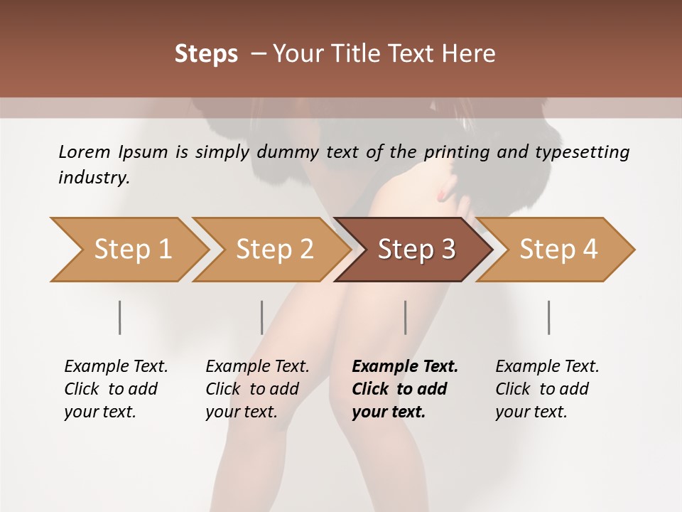 Model Cheerful Studio PowerPoint Template