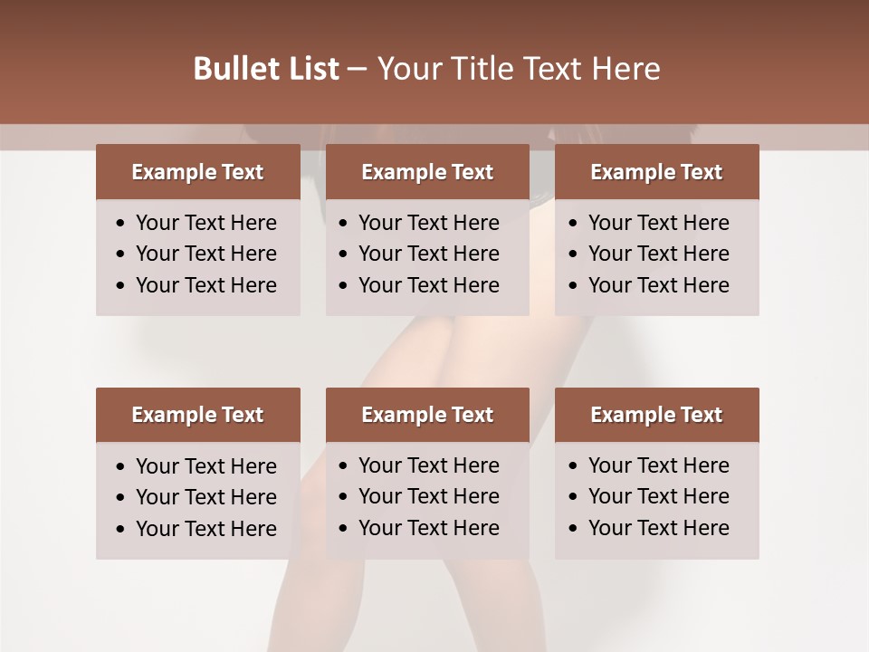 Model Cheerful Studio PowerPoint Template