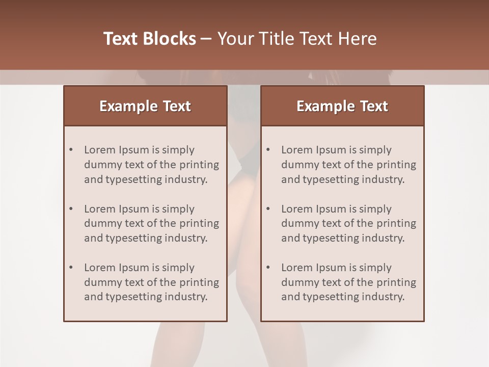 Model Cheerful Studio PowerPoint Template