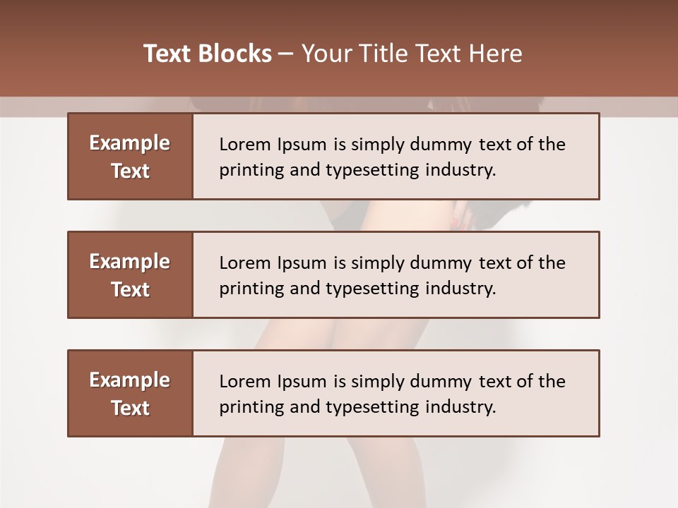 Model Cheerful Studio PowerPoint Template