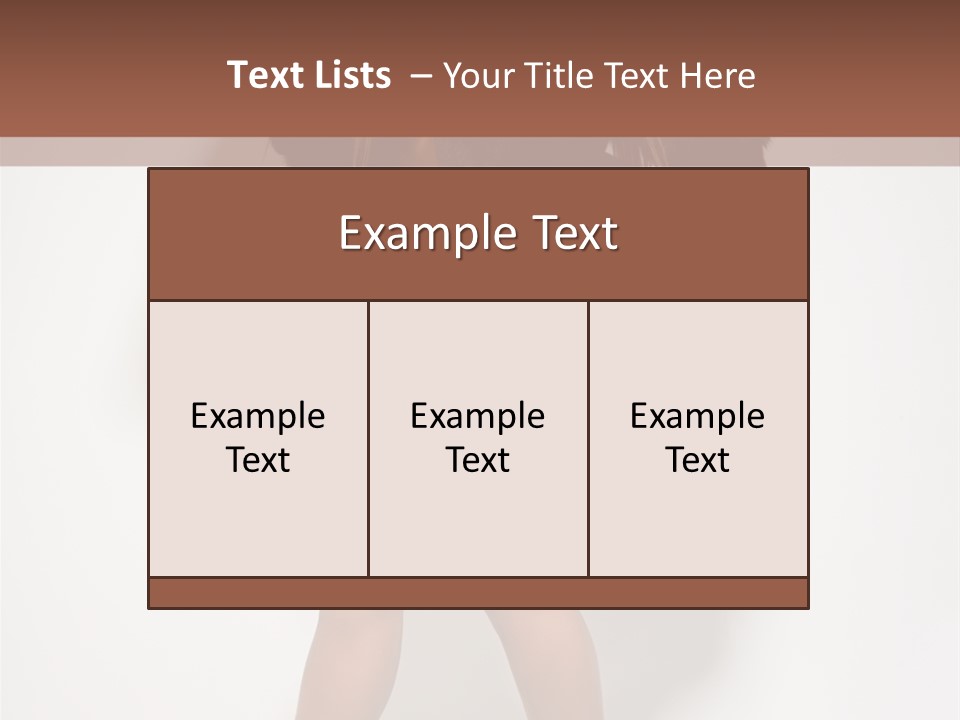 Model Cheerful Studio PowerPoint Template