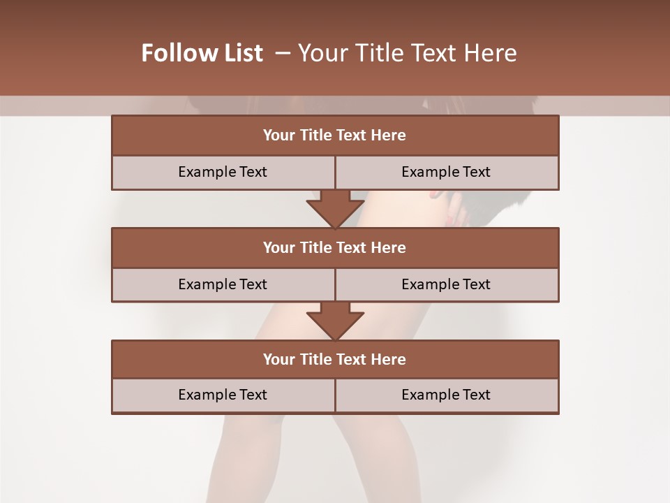Model Cheerful Studio PowerPoint Template