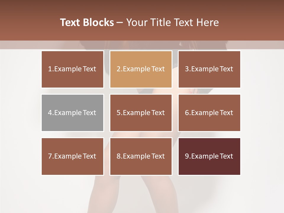 Model Cheerful Studio PowerPoint Template