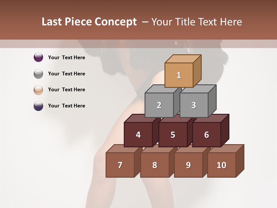 Model Cheerful Studio PowerPoint Template