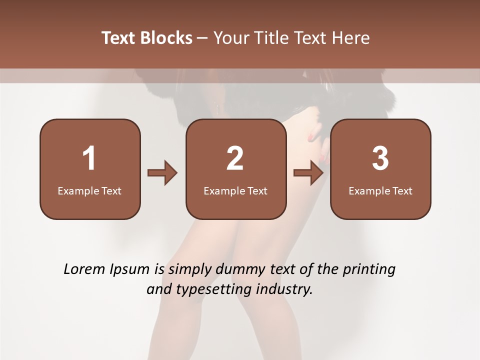 Model Cheerful Studio PowerPoint Template