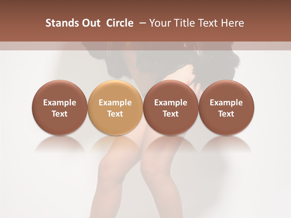 Model Cheerful Studio PowerPoint Template