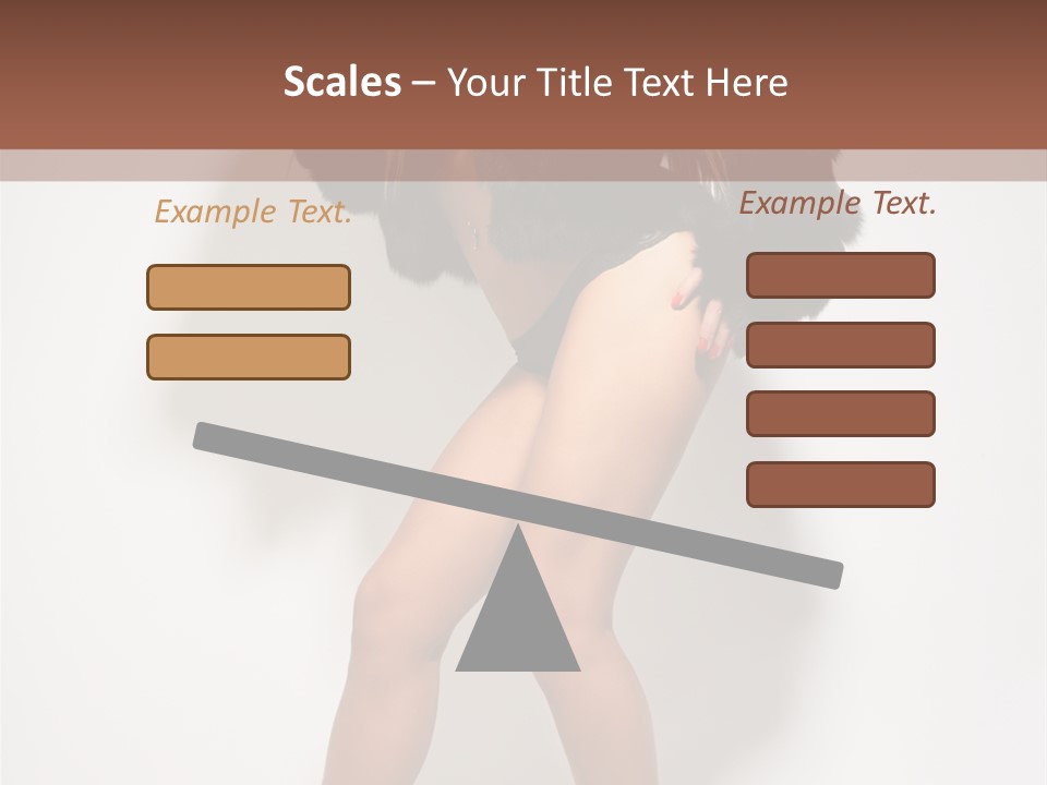 Model Cheerful Studio PowerPoint Template