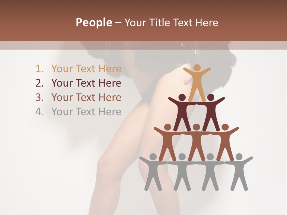 Model Cheerful Studio PowerPoint Template