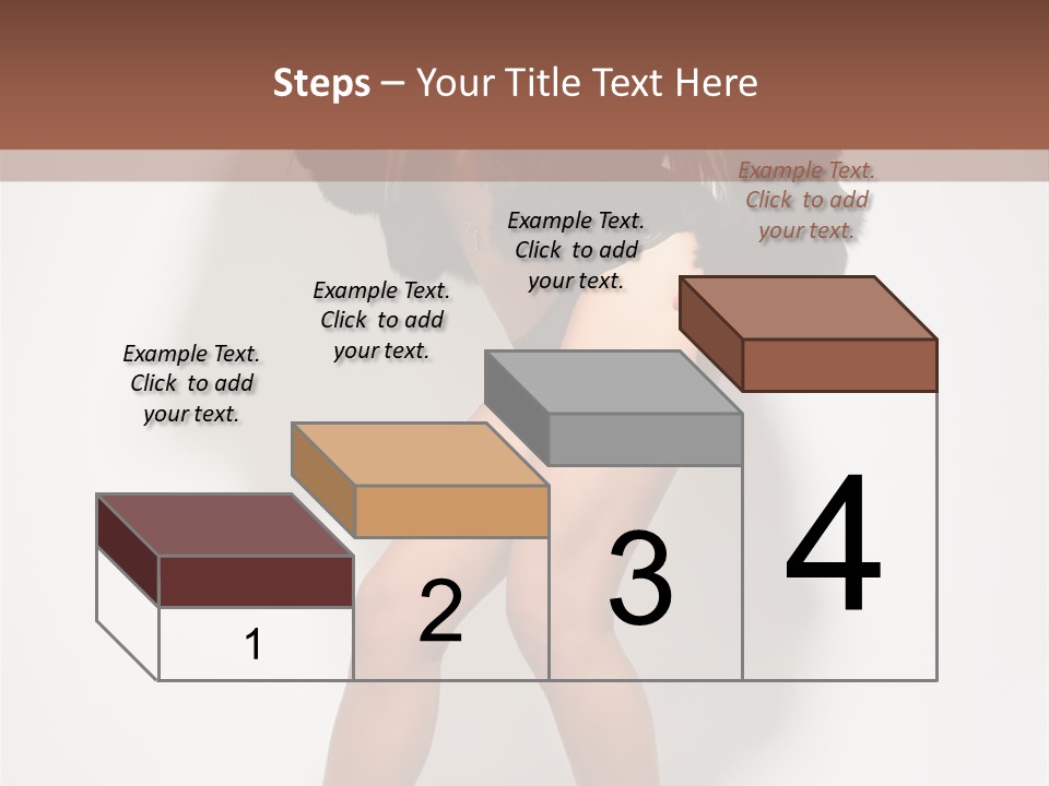 Model Cheerful Studio PowerPoint Template
