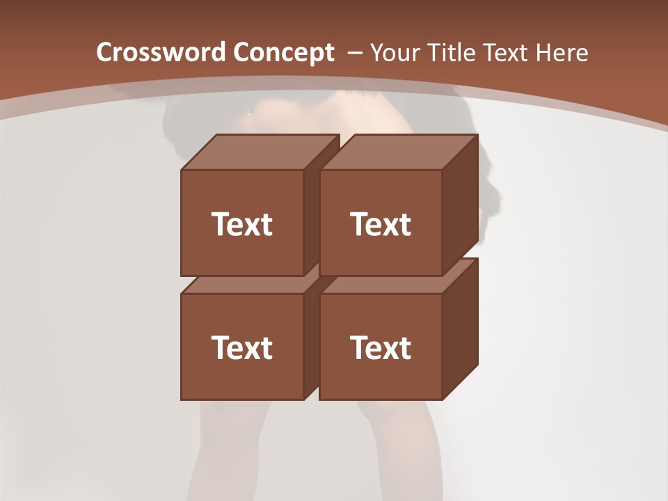 Figure Desire Coat PowerPoint Template