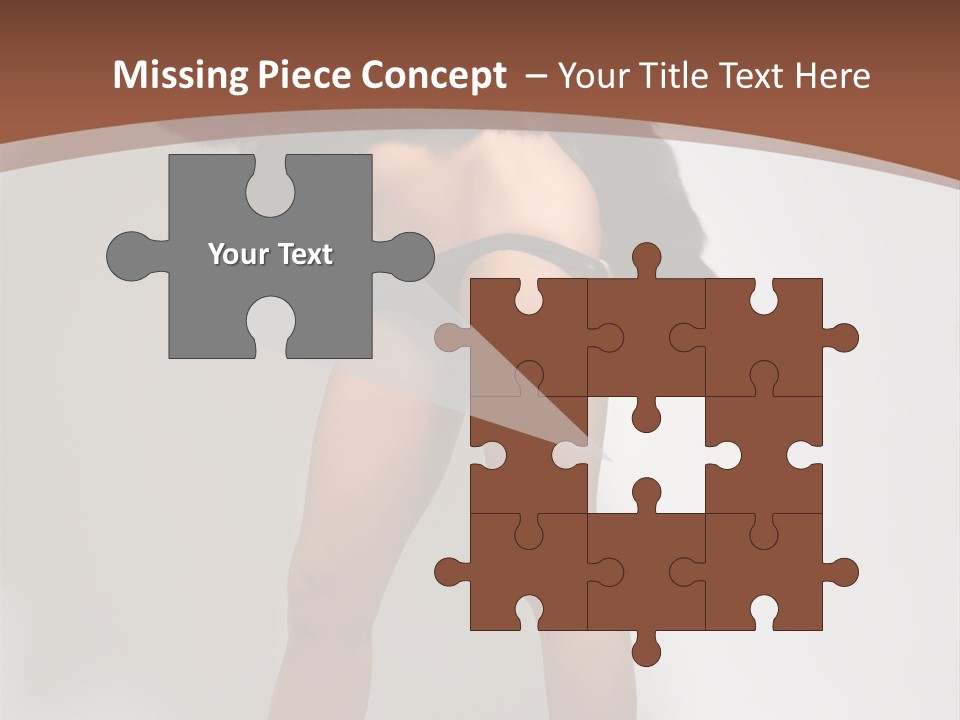 Figure Desire Coat PowerPoint Template