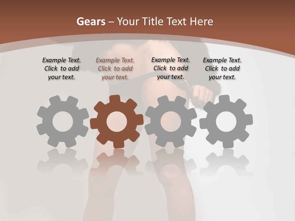 Figure Desire Coat PowerPoint Template