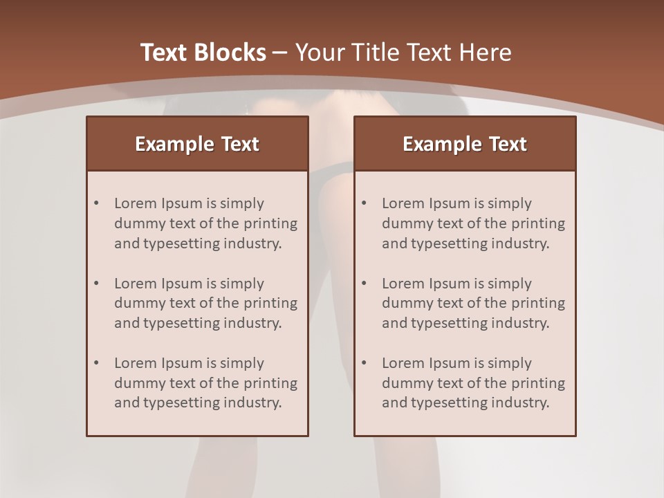 Figure Desire Coat PowerPoint Template