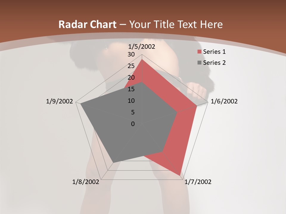 Figure Desire Coat PowerPoint Template