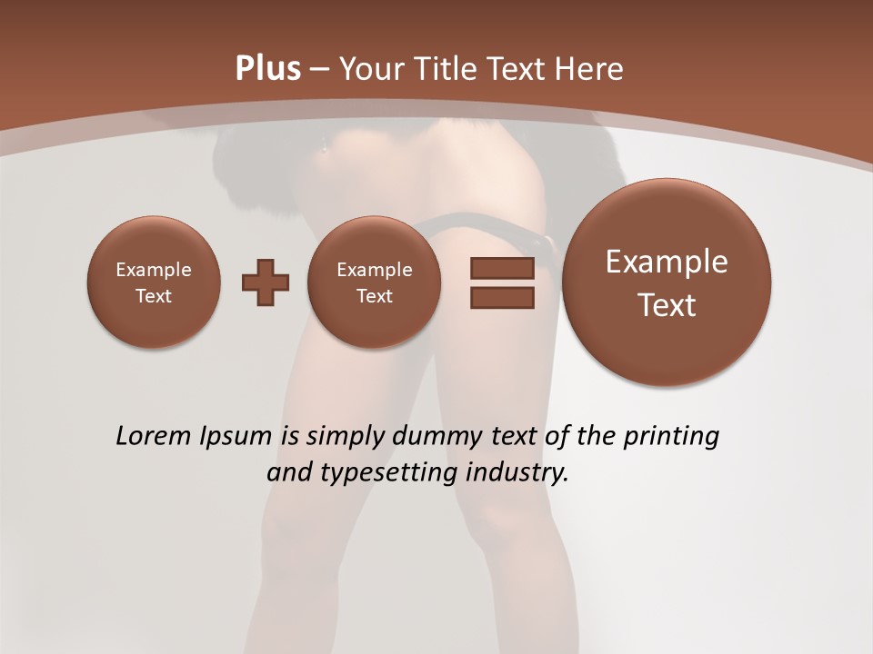 Figure Desire Coat PowerPoint Template