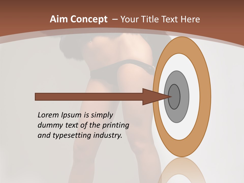 Figure Desire Coat PowerPoint Template