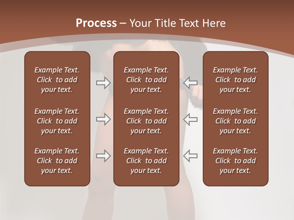 Figure Desire Coat PowerPoint Template