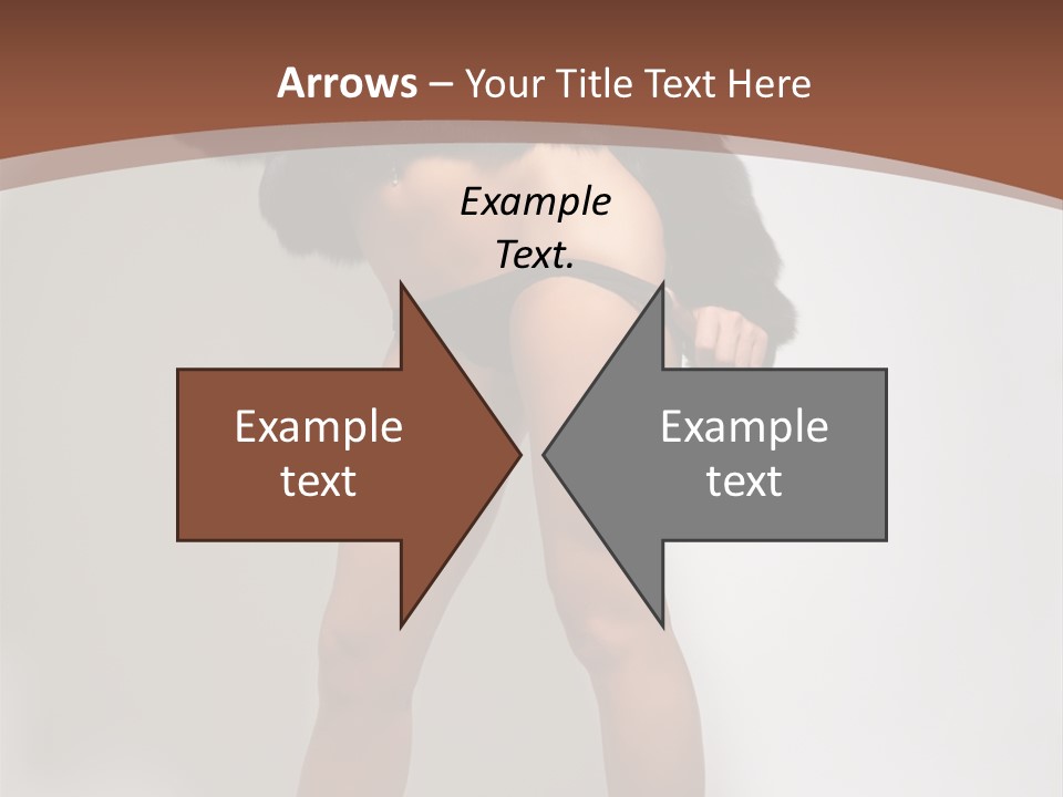 Figure Desire Coat PowerPoint Template