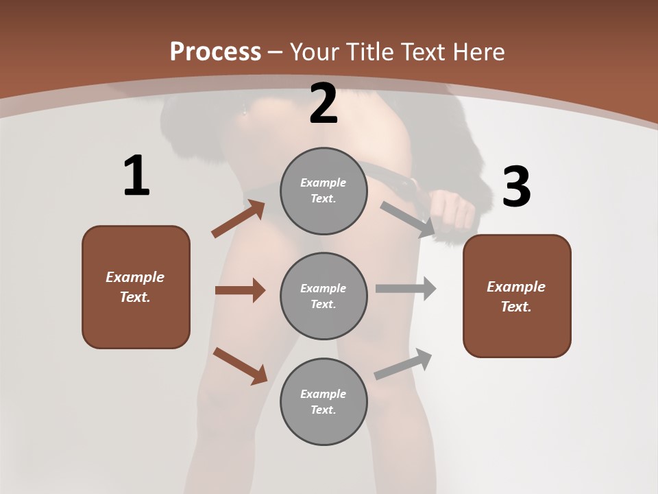 Figure Desire Coat PowerPoint Template