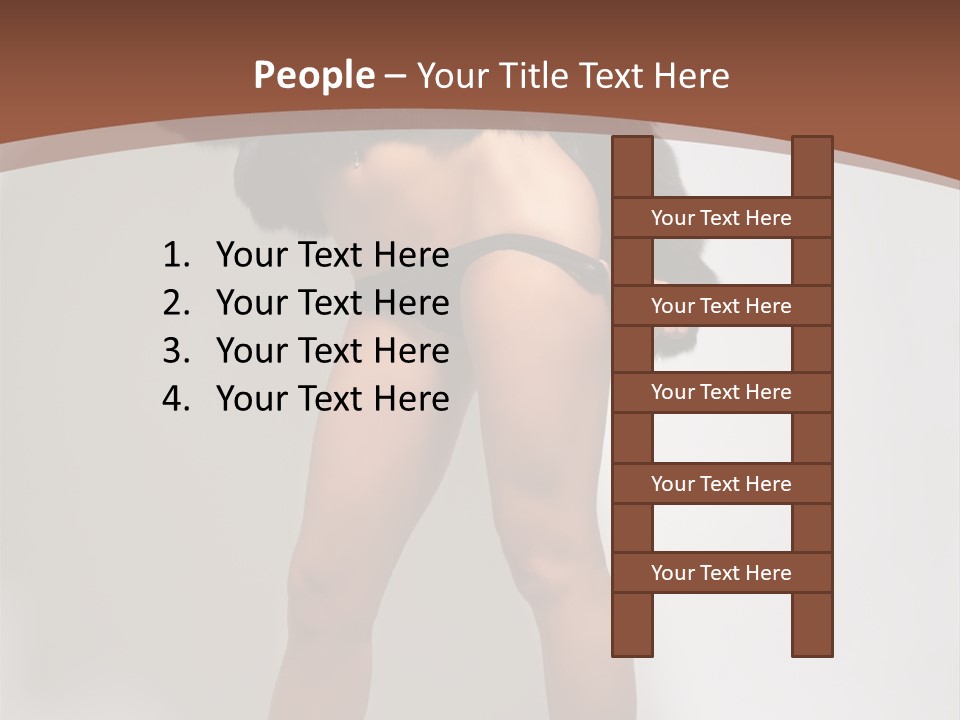 Figure Desire Coat PowerPoint Template