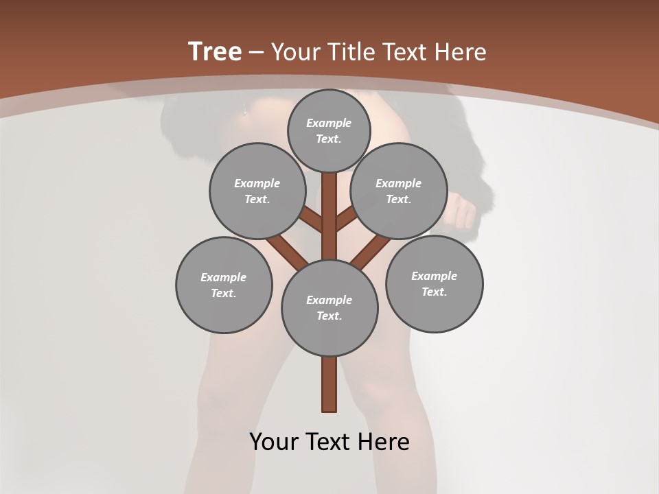 Figure Desire Coat PowerPoint Template