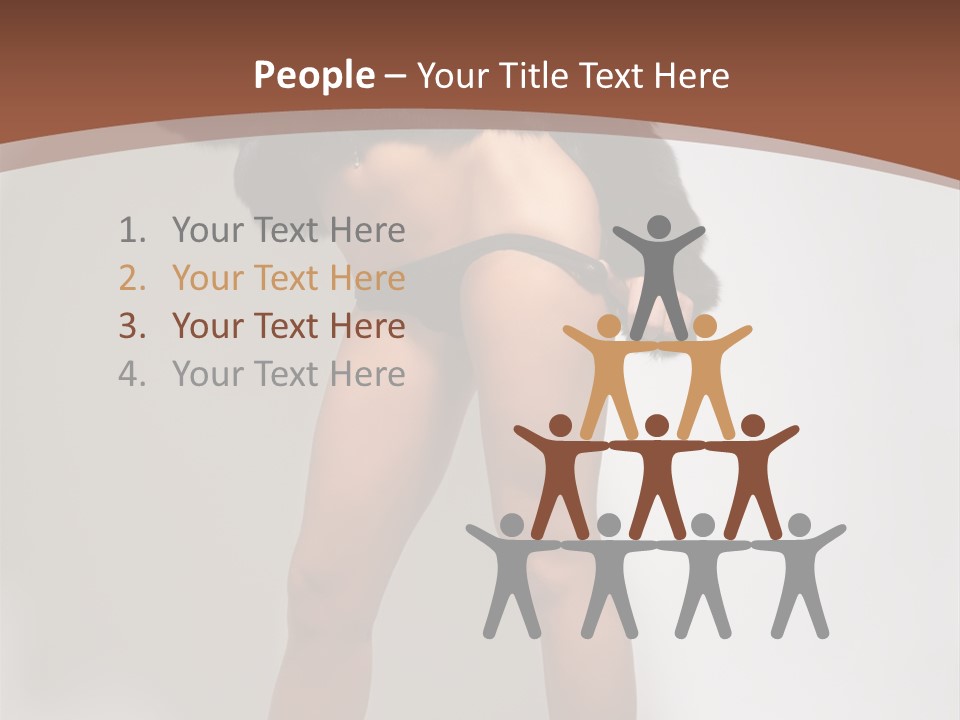 Figure Desire Coat PowerPoint Template