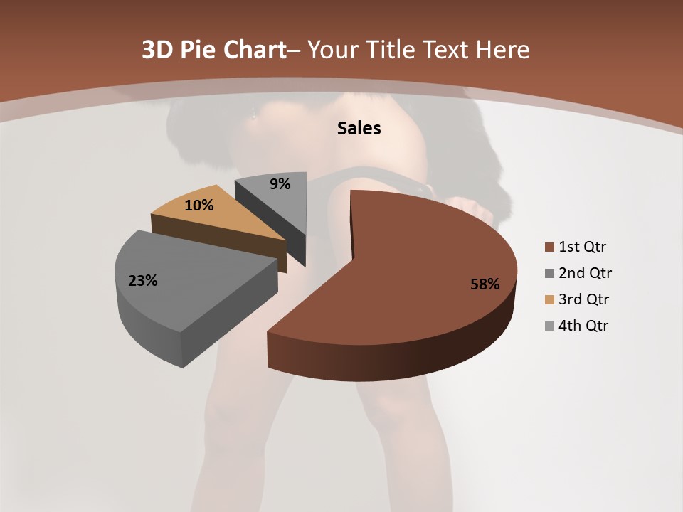 Figure Desire Coat PowerPoint Template