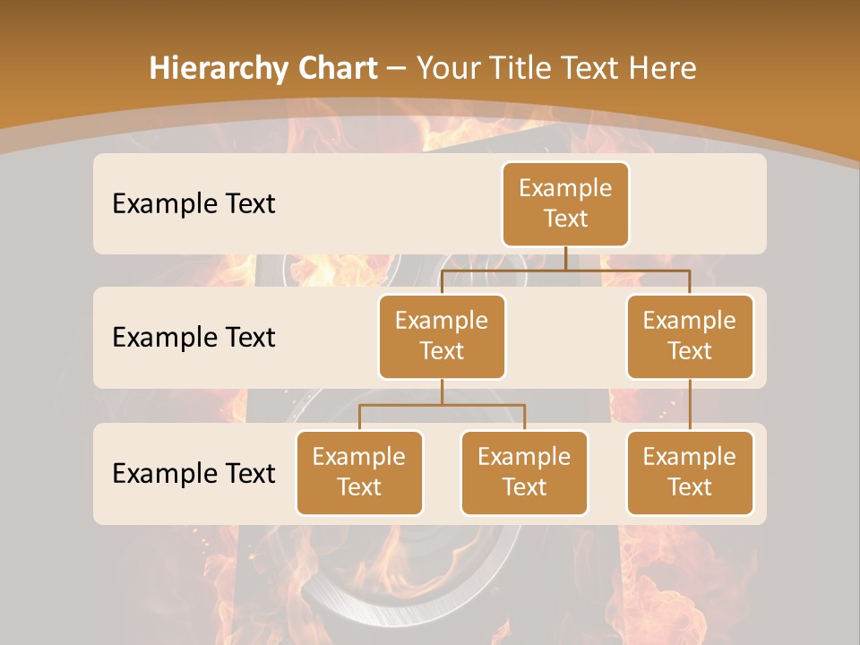 Flammable Fire Speaker PowerPoint Template