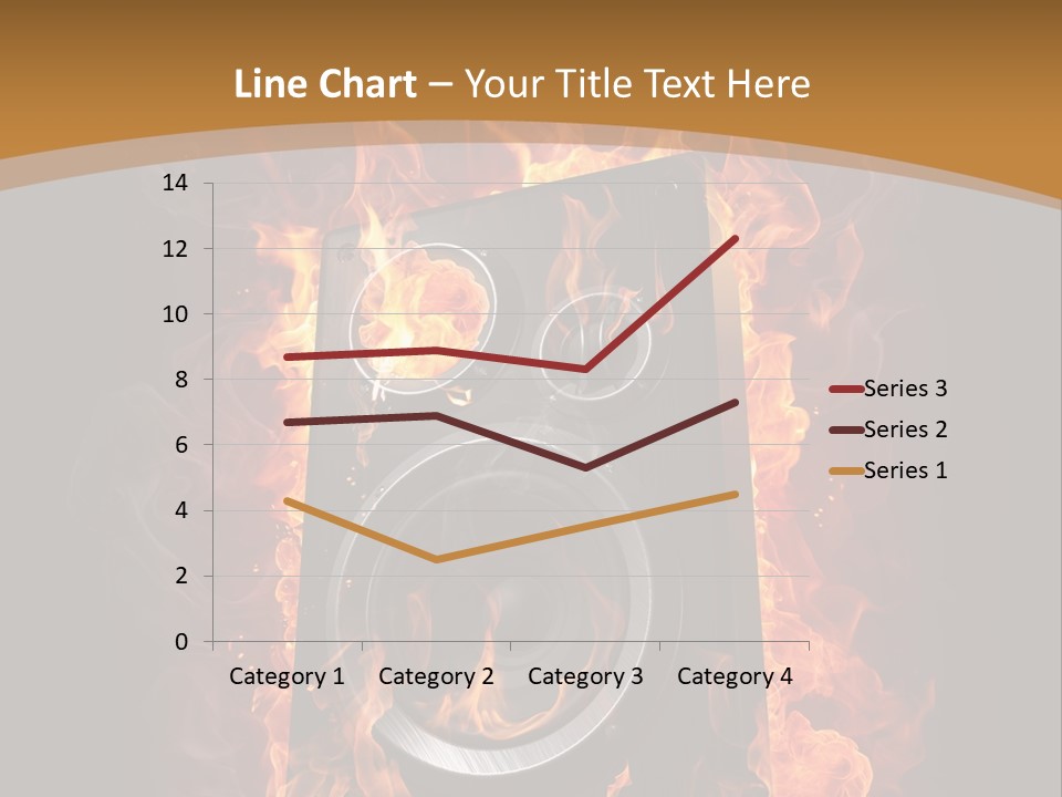 Flammable Fire Speaker PowerPoint Template