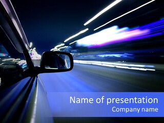 Velocity Speedy Way PowerPoint Template