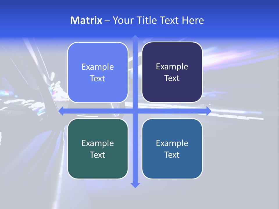 Velocity Speedy Way PowerPoint Template