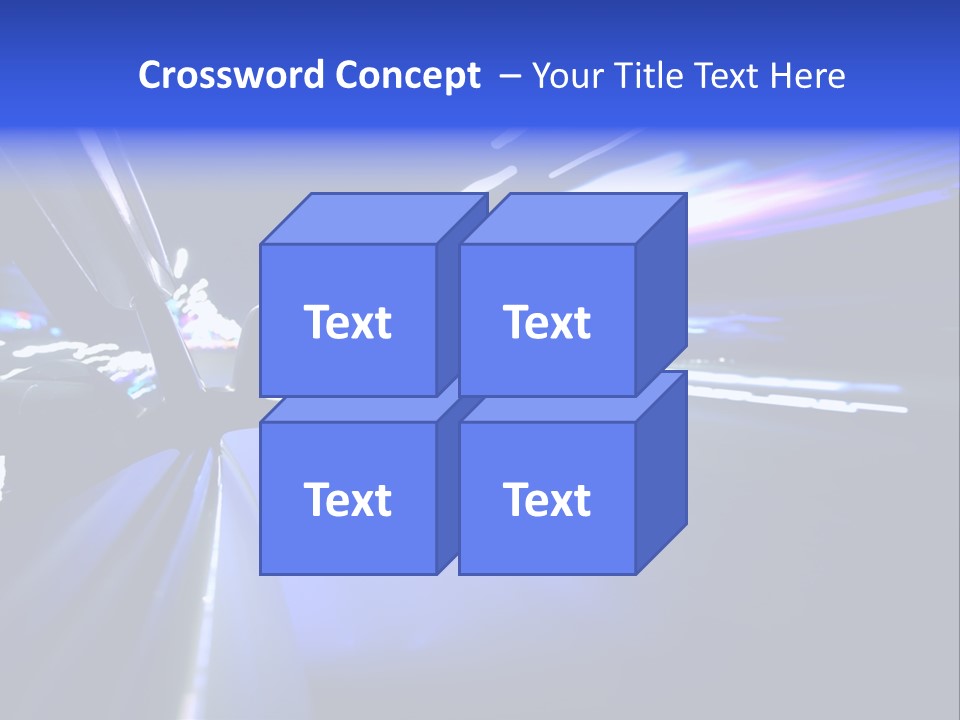 Velocity Speedy Way PowerPoint Template